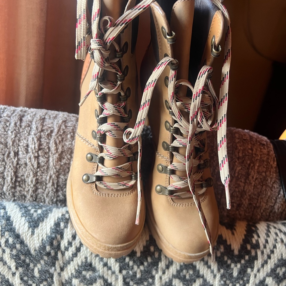 See By Chloe Two-Tone Leather Ankle Boots
